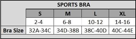 Navy Sports Bra Tank XL