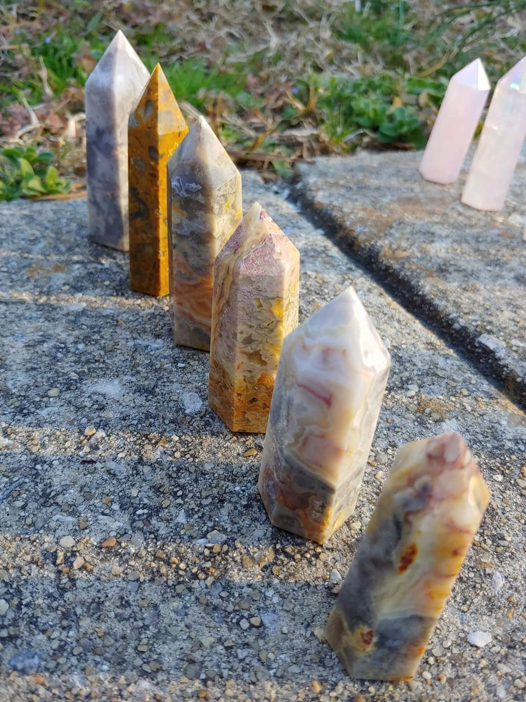 Crazy Lace Agate Towers