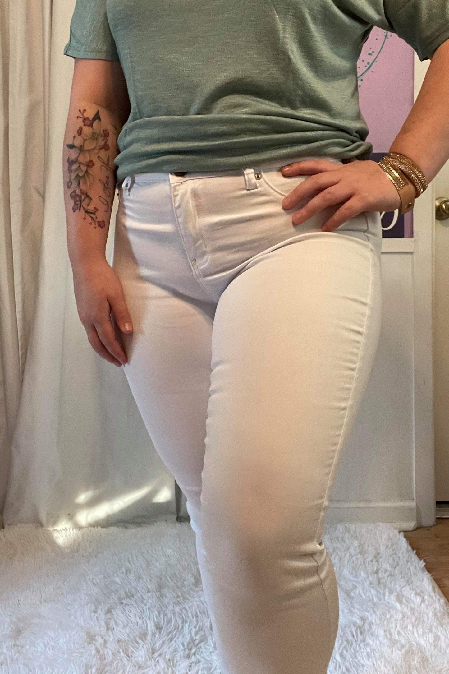 Ivey White Skinny Jeans (3-15)