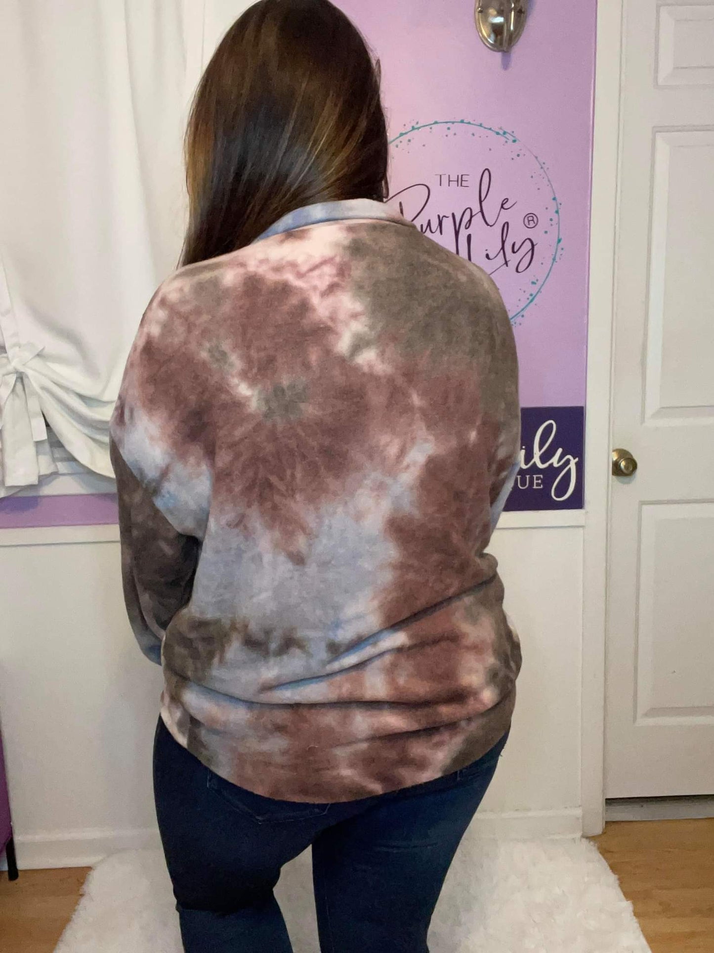 Stormy Tie Dye Pullover