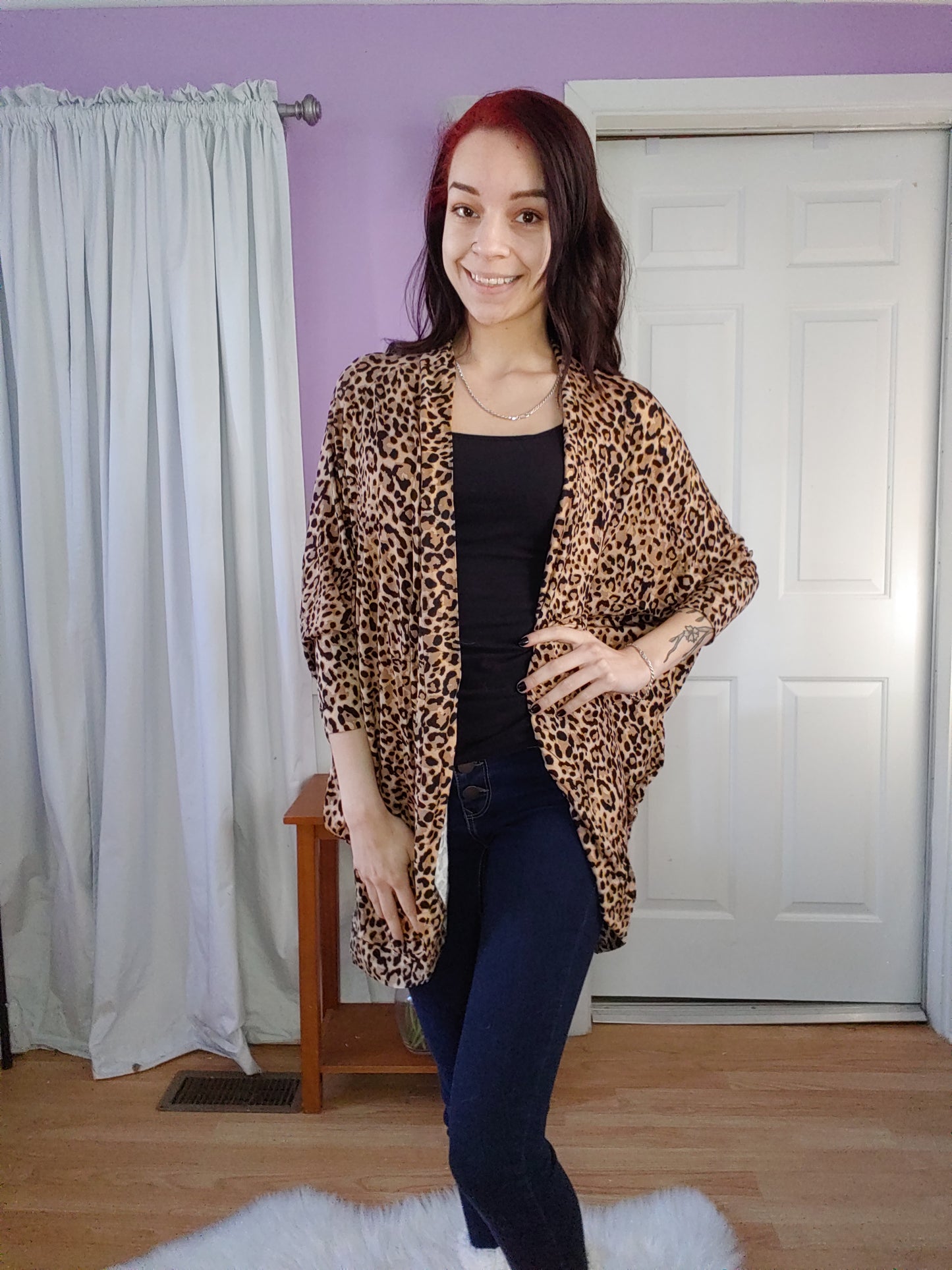 Leopard Cocoon Cardigan (S-XL)