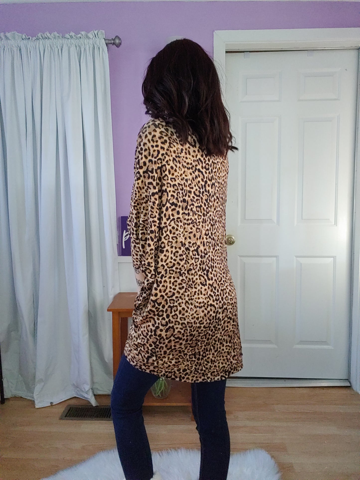 Leopard Cocoon Cardigan (S-XL)