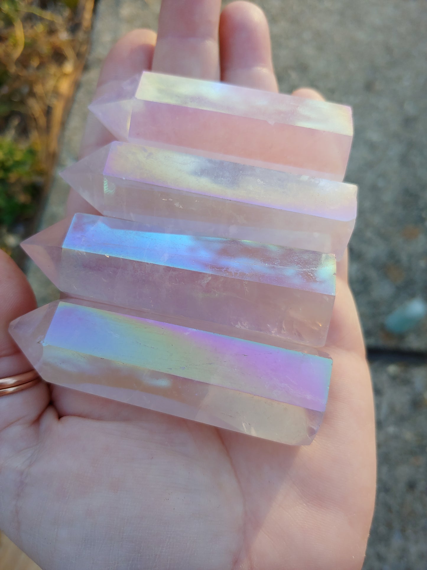 Aura Quartz Pink Tower