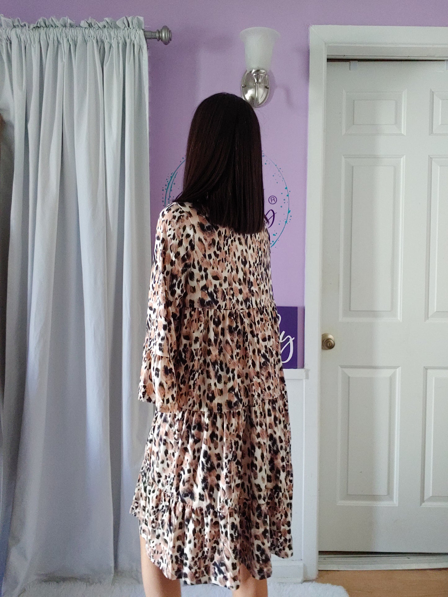 Leopard Tier Dress (S-XL)