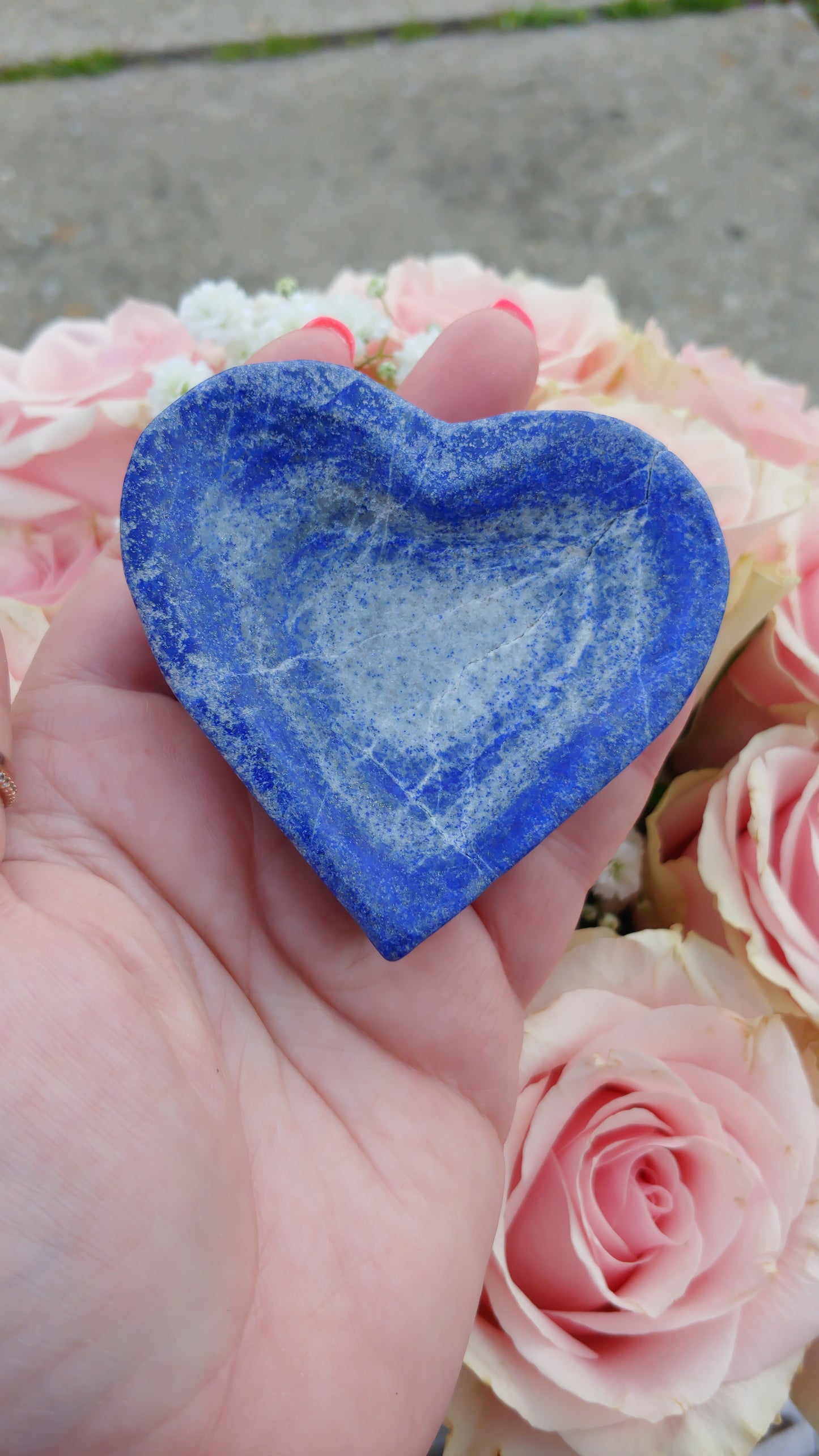 Lapis Lazuli Heart Bowl