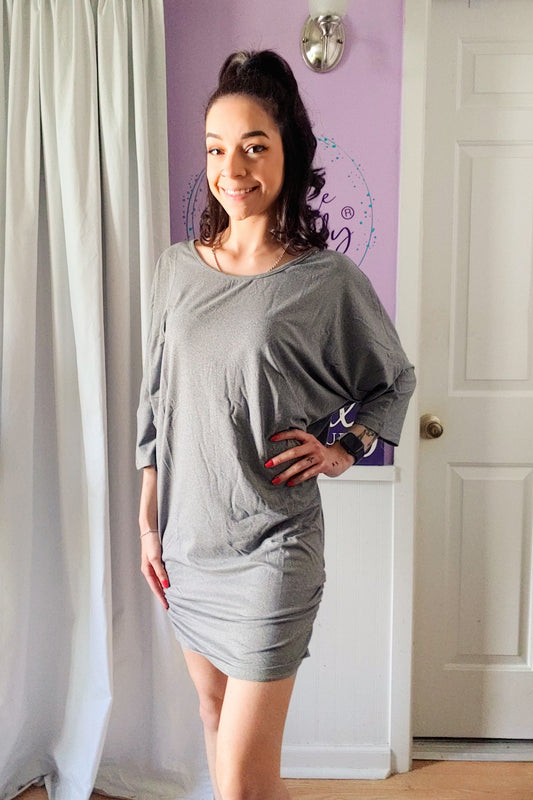 Heather Dolman Dress (S-XL)