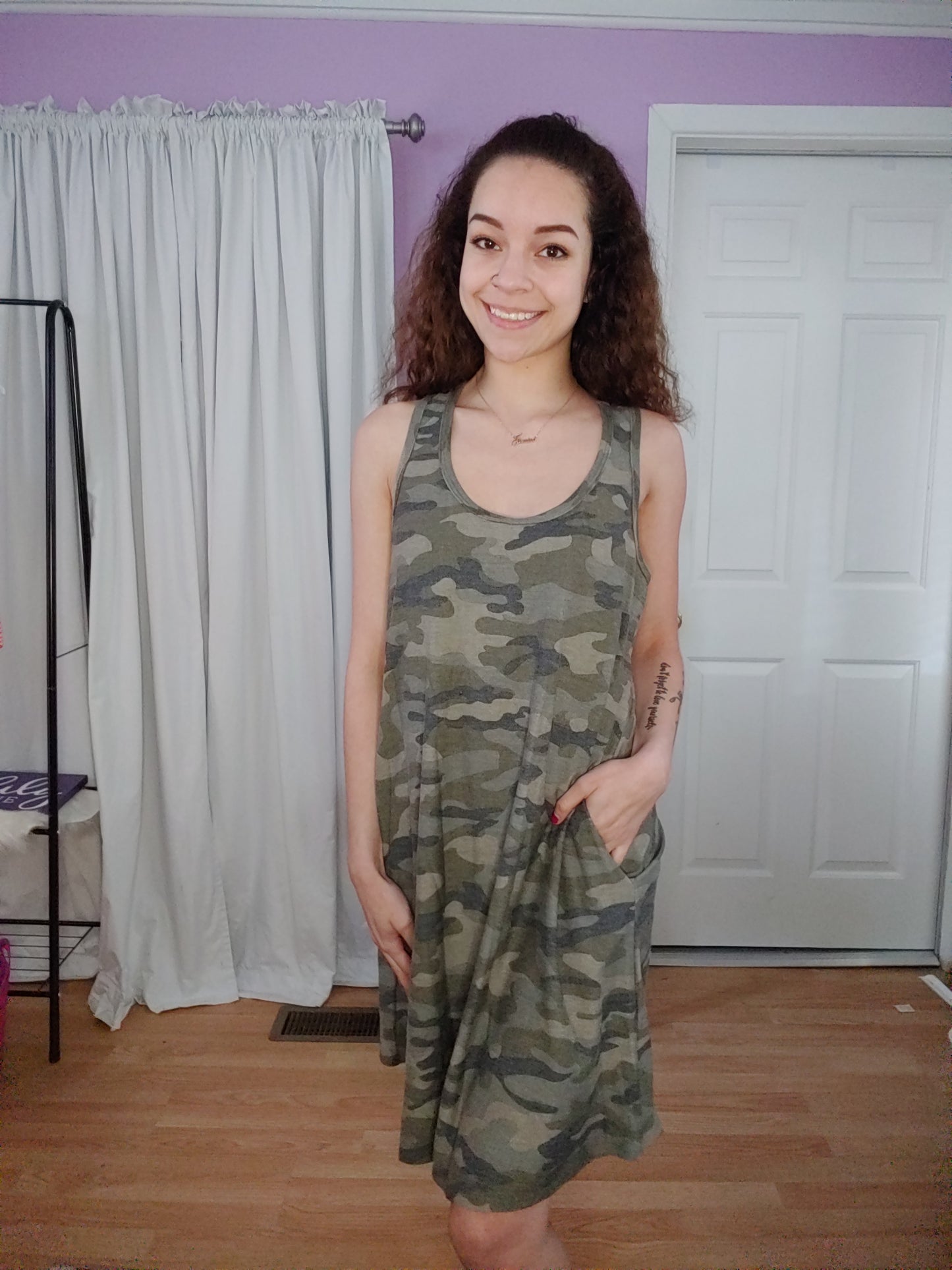 Camouflage Tank Dress (S-XL)