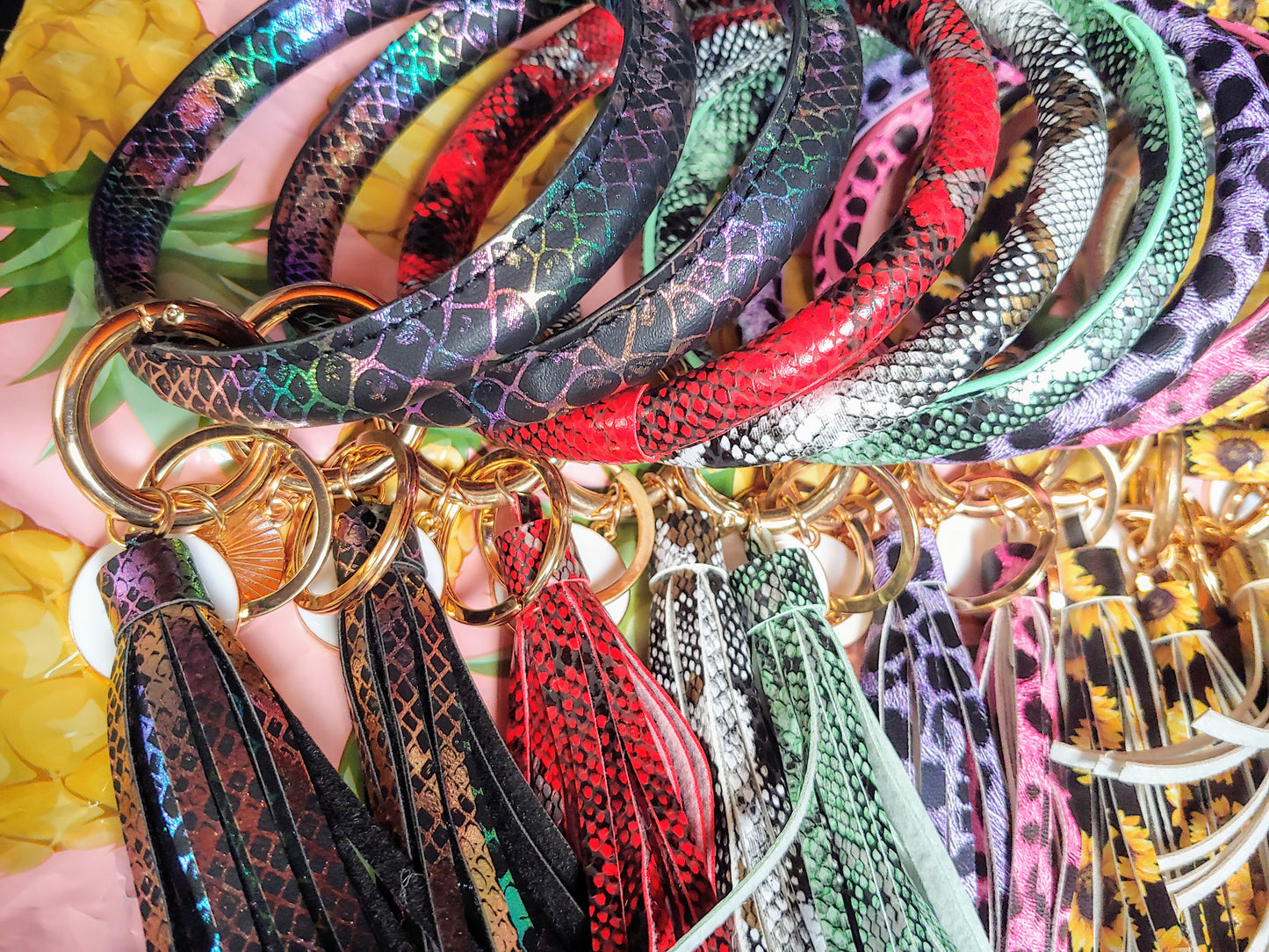 Bangle Keychain Bracelets