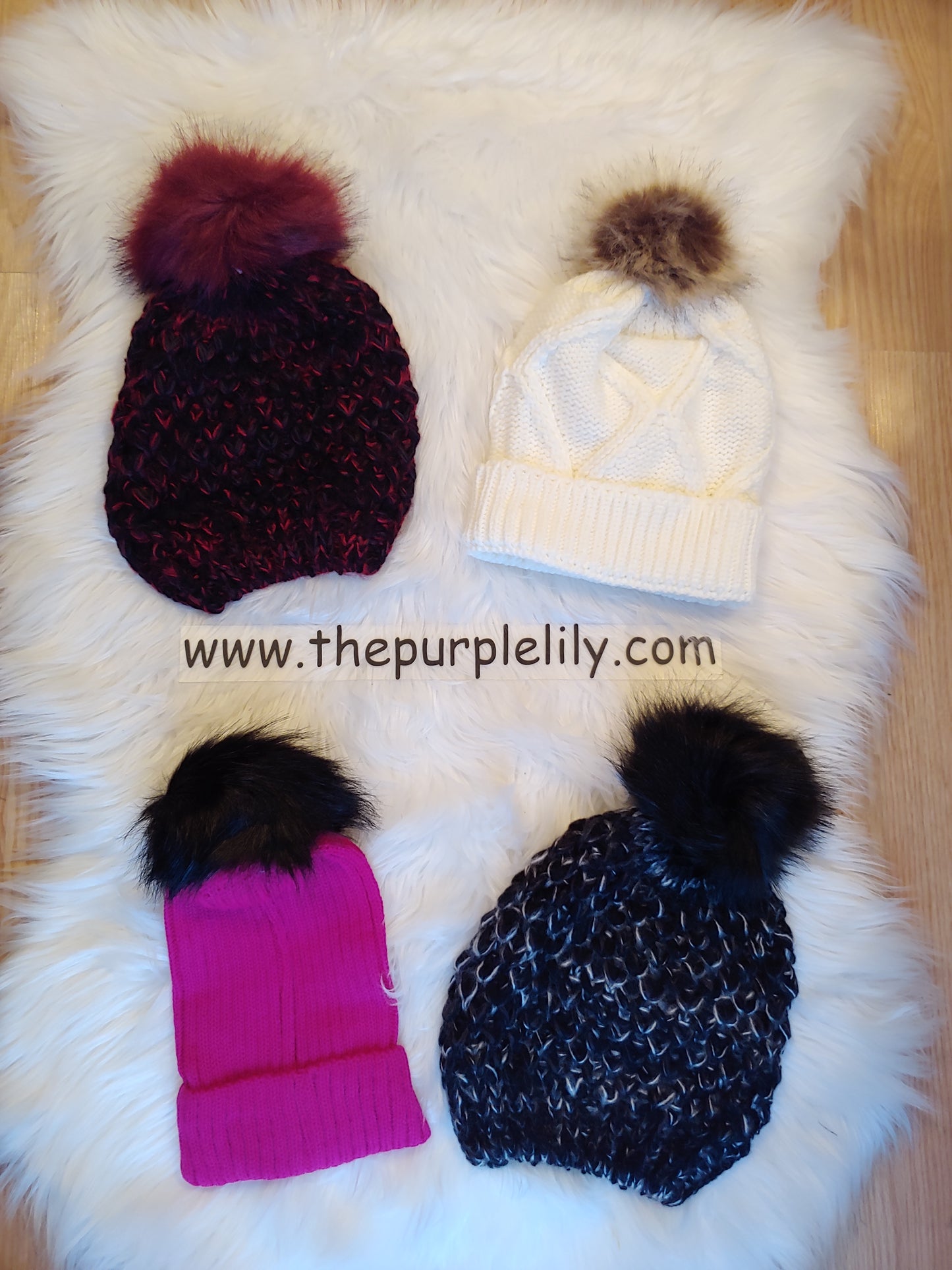 Pom Pom Hat (4 colors)