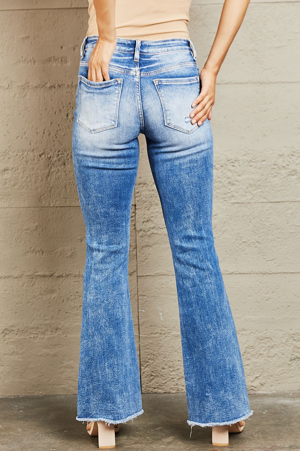 BAYEAS Izzie Mid Rise Bootcut Jeans
