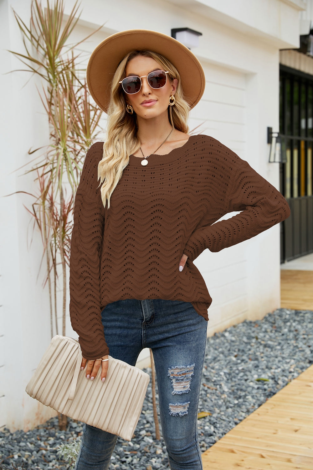 Boatneck 2024 tunic sweater