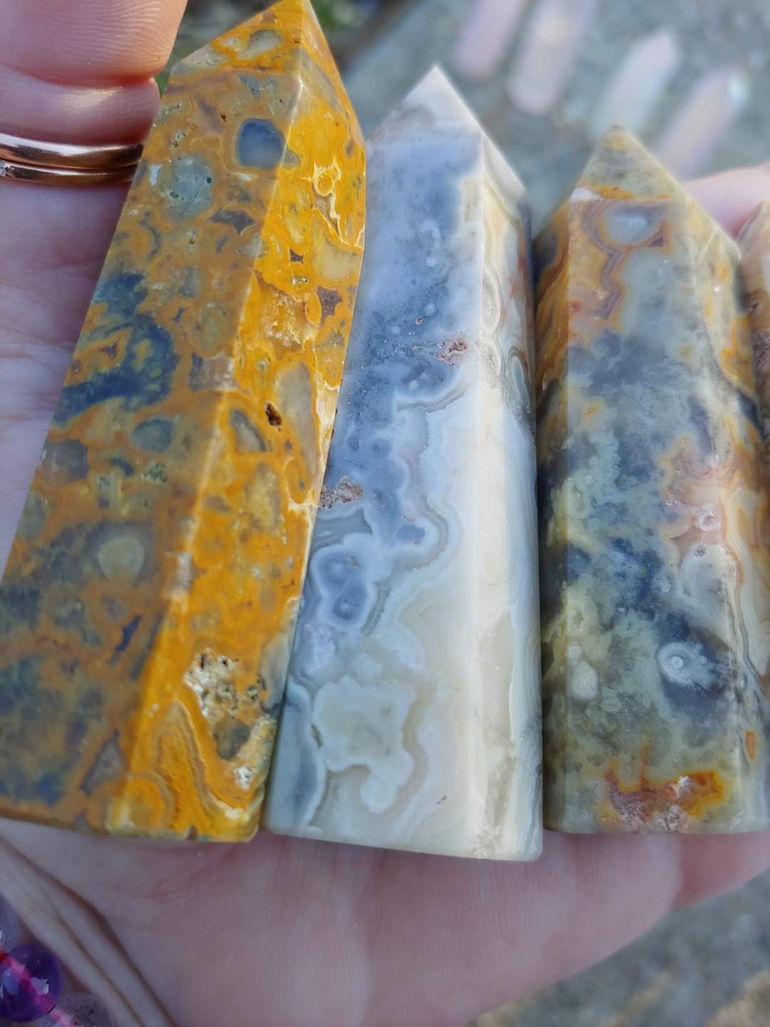 Crazy Lace Agate Towers